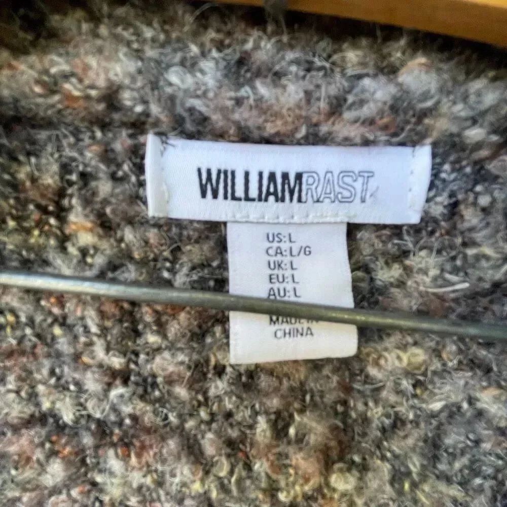 William Rast size L fluffy long cozy lagenlook cardigan